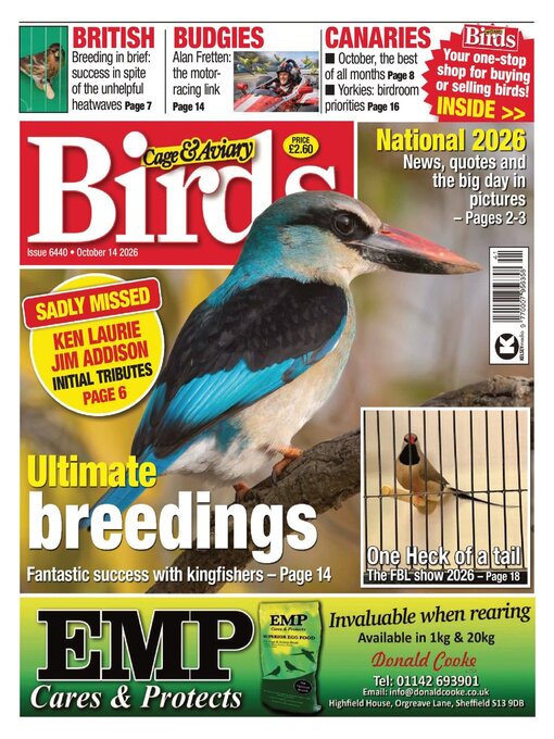Cover image for Cage & Aviary Birds